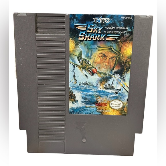 Vintage Nintendo Entertainment System NES Sky Shark Video Game - Picture 1 of 3